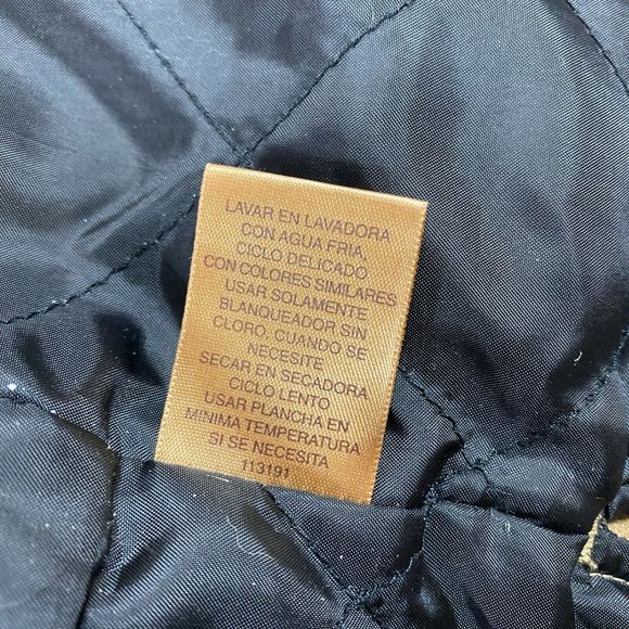 St Johns Bay Mens Large 100% Polyester Brown Button Up Jacket - Picture 6 of 9